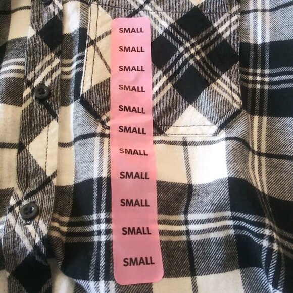 GAP black and white plaid button down flannel shirt women's size S - Picture 15 of 15